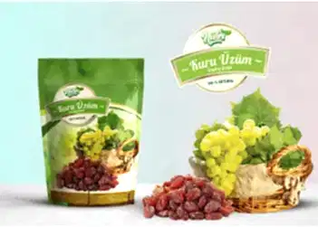 Nutri Kuru Üzüm Ambalaj Tasarımı