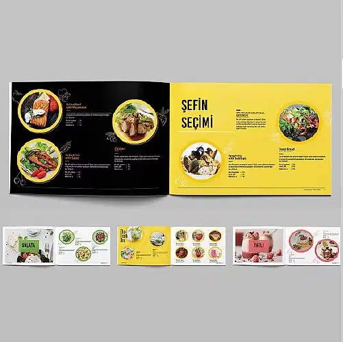 Restaurant Katalog Tasarımı